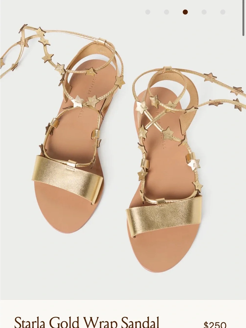 Loeffler Randall gold star